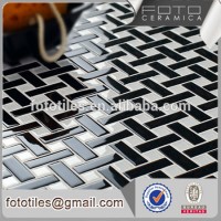 Low price china glass mosaic tile