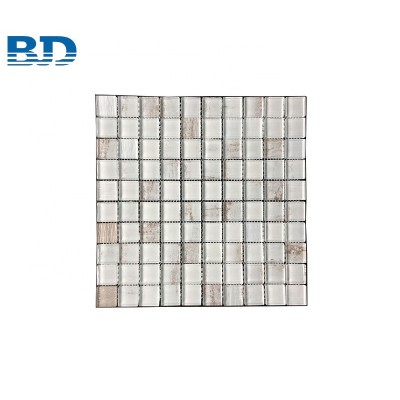 Modern 30x30mm Square Glass Mosaic Tile