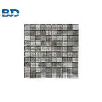 Bath Wall Glass Mesh Mounted Glass Mosaic Tile