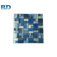 8mm Wall Backsplash China Glass Mosaic Tiles