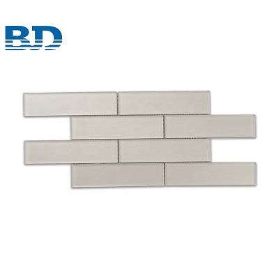 Stained Wall Backsplash Mosaic Glass Subway Tile