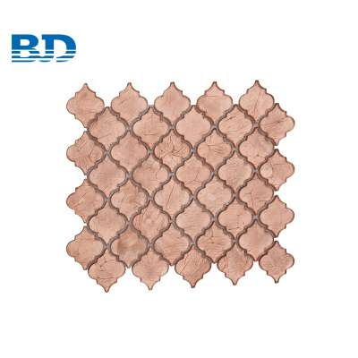 Wholesale Arabesque Style Copper Lantern Mosaic Tile Glass