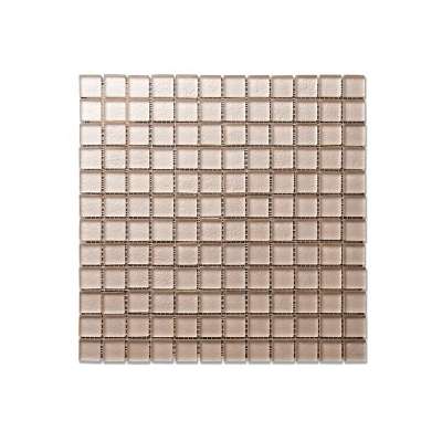 Matt Frosted Surface Square Kitchen Backsplash Tiles Glass Mosaic