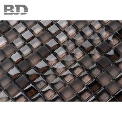 Hot sell mini metallic glass mosaic