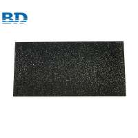 Black Shinning Kitchen Wall Tempered Glass