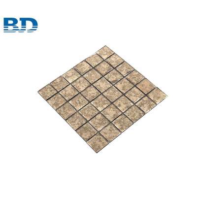 Beveled Mirrored Finish Antique Mirror Glass Tile